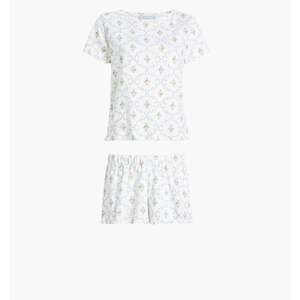 Hill House Home The Nina Pajama Set - Pastel Trellis Size MPastel Trellis / M